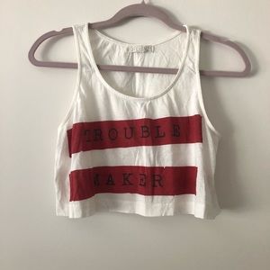 Trouble Maker Crop Tank Top